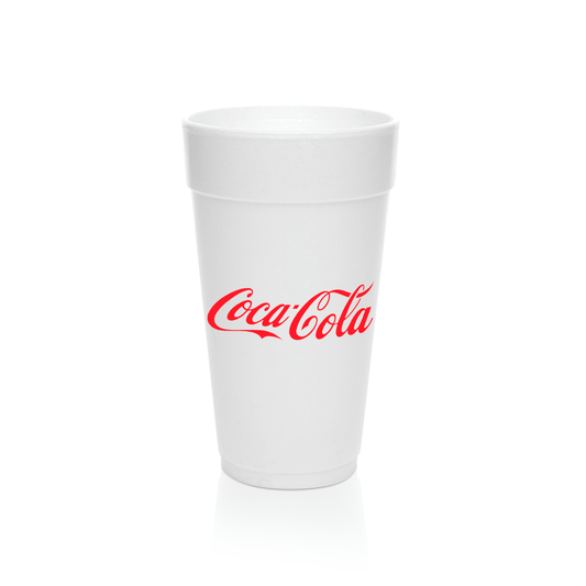 STYROFOAM CUPS COCA COLA 20 OZ